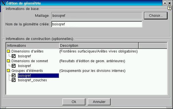 cr�ation de la g�om�trie